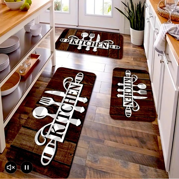 Kitchen Floor Rugs. Set of 3. - Picture 1 of 7